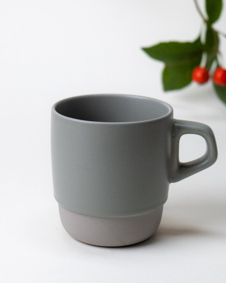 Mug impilabile grigio - Inedito Lab